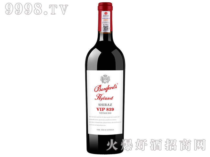 奔富海兰酒庄VIP839干红葡萄酒